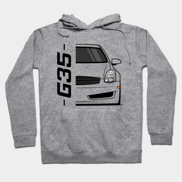 Front G35 JDM Legend Hoodie by GoldenTuners